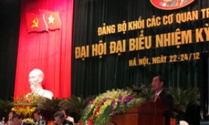 345 đại biểu về dự Đại hội đại biểu Đảng bộ Khối các cơ quan Trung ương
